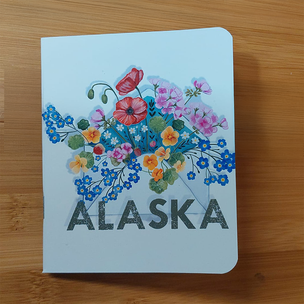Alaska wild flowers envelope