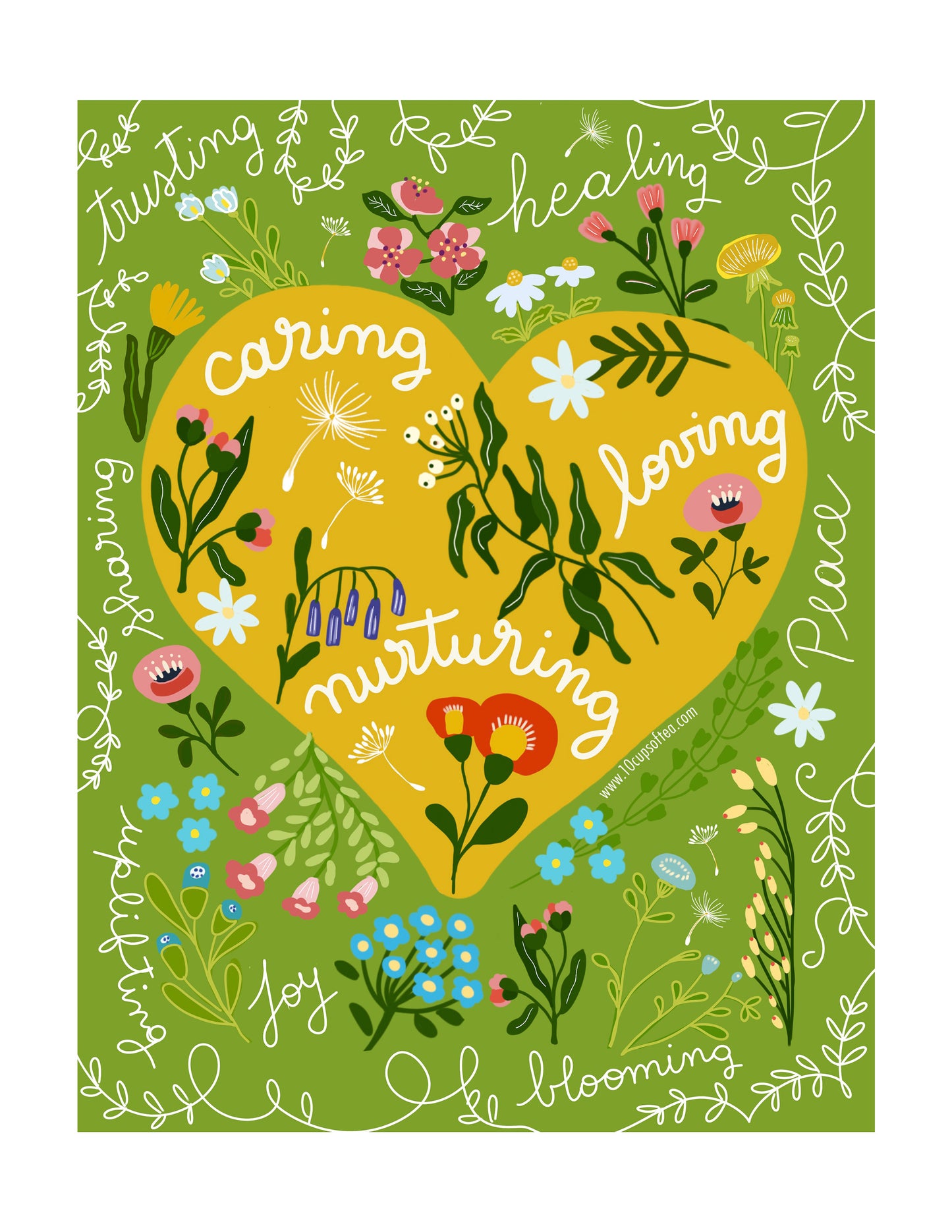 Green Healing Hearts