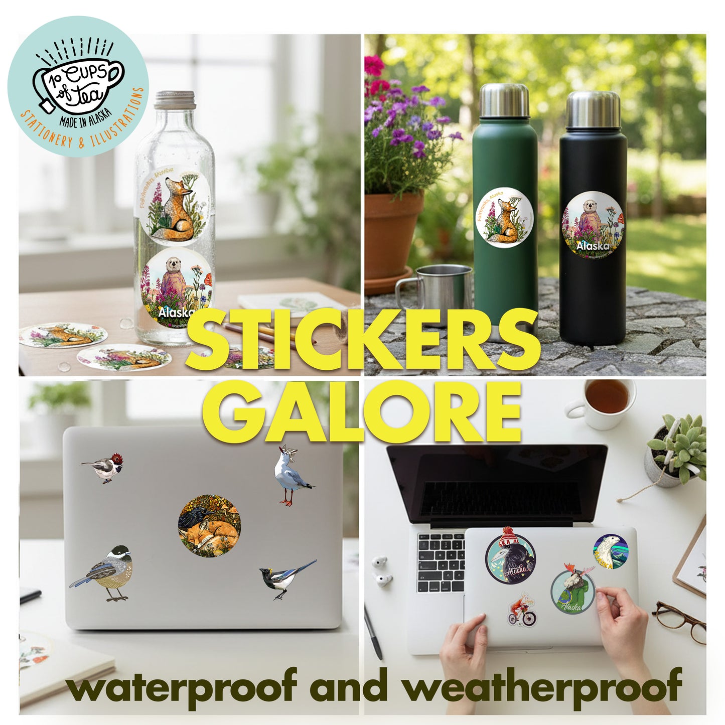 Alaska Otter Sticker