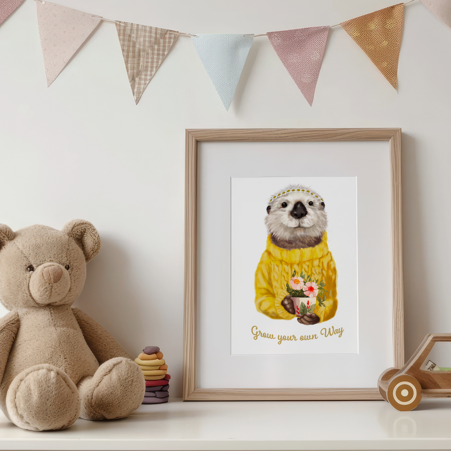 Otter yellow sweater