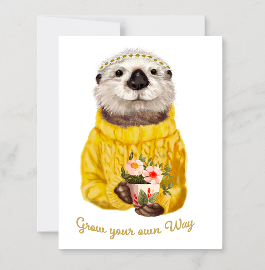 Yellow Otter Grow your Own Way