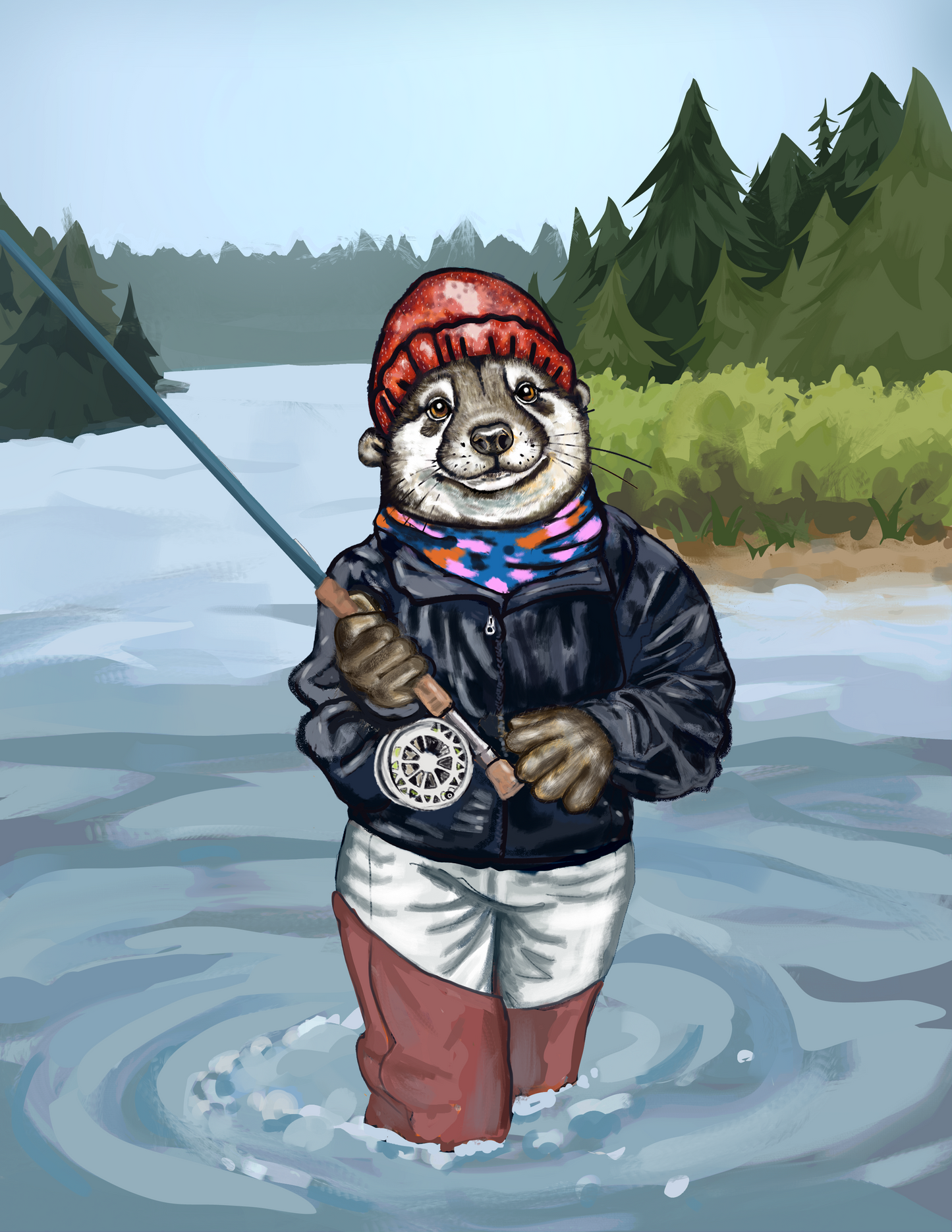 Otter Fishing Alaska Vacations
