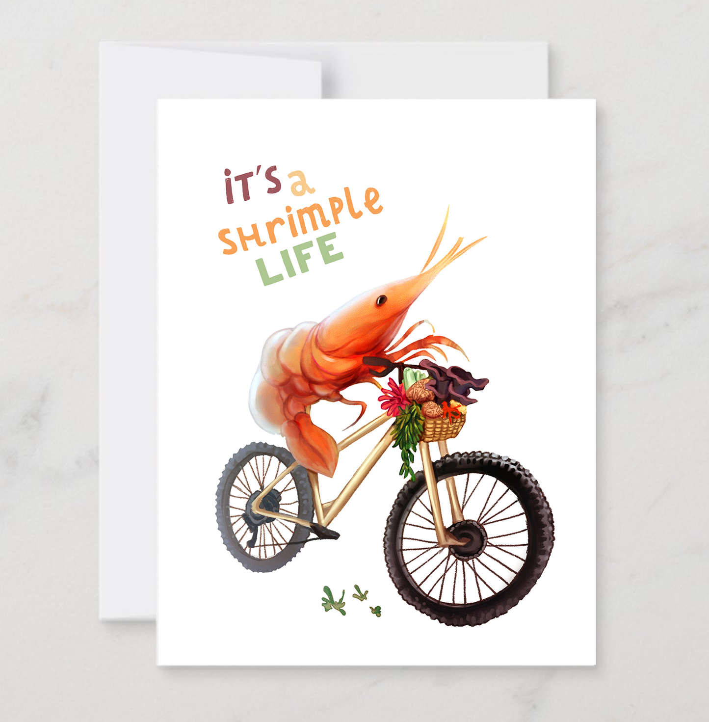 Shrimple Life Card