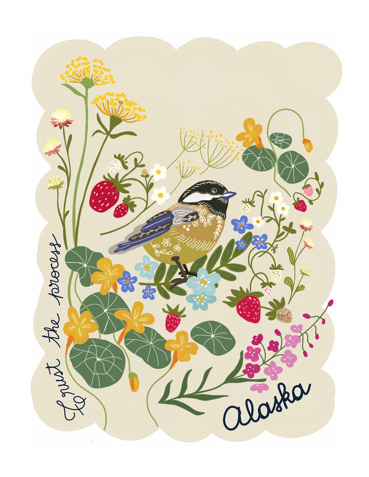 Chickadee Trust the process