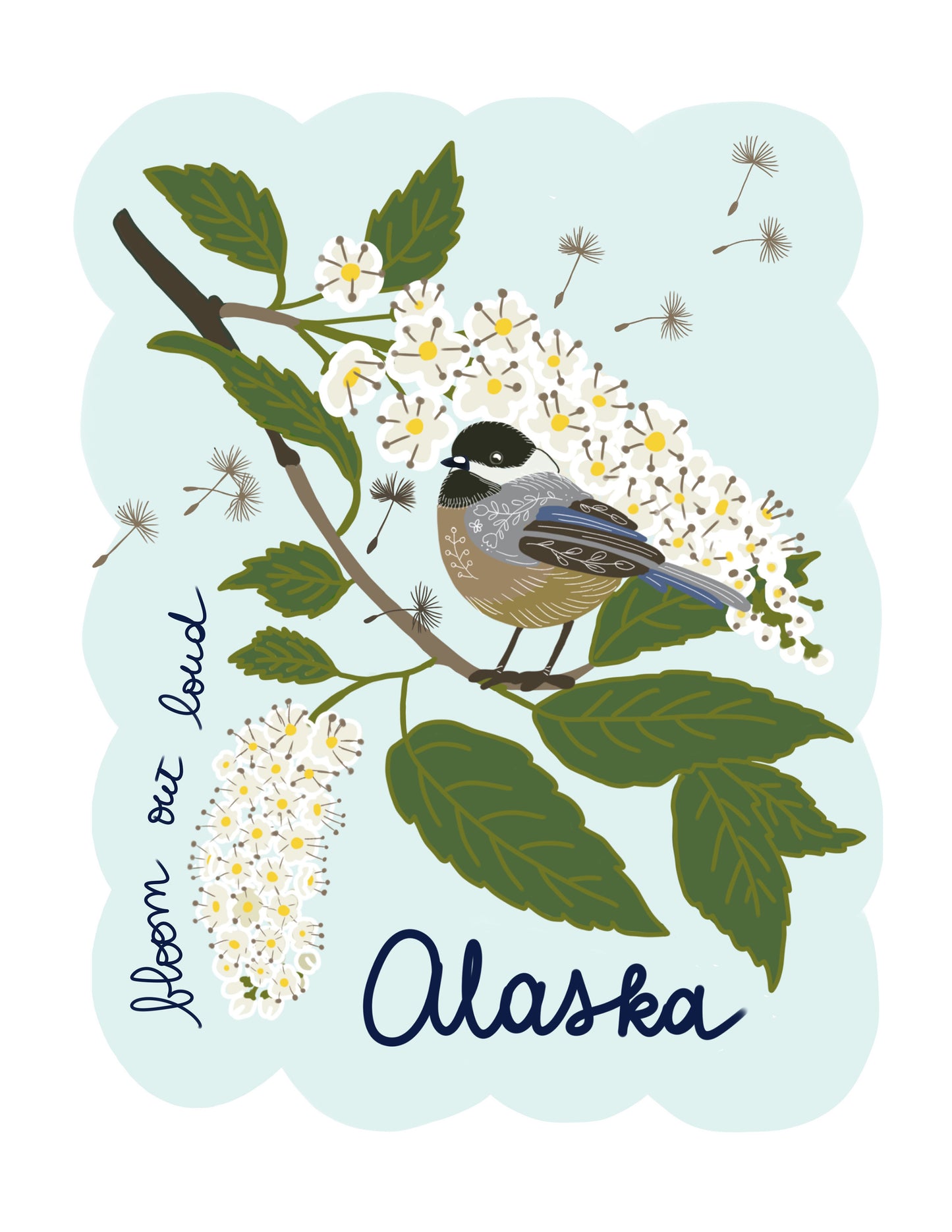 Chickadee Bloom out loud