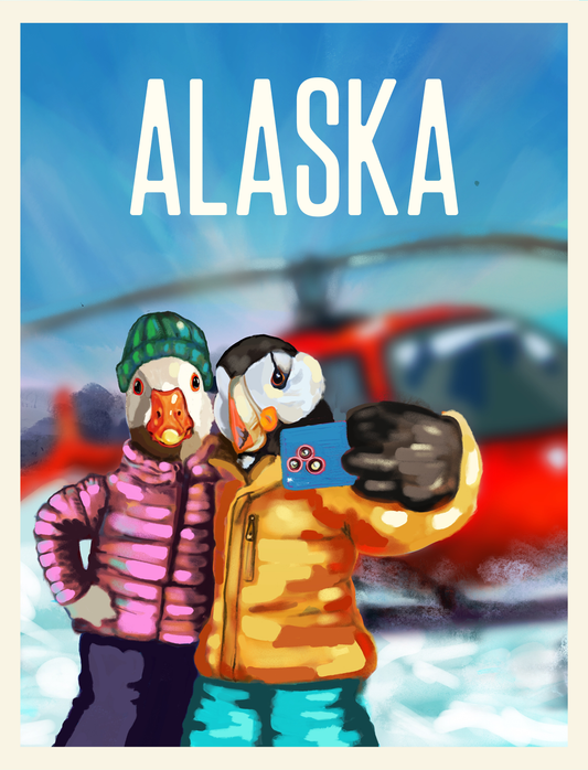 Duck and Puffin Alaska Vacation