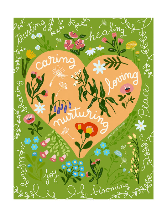 Green Healing Hearts