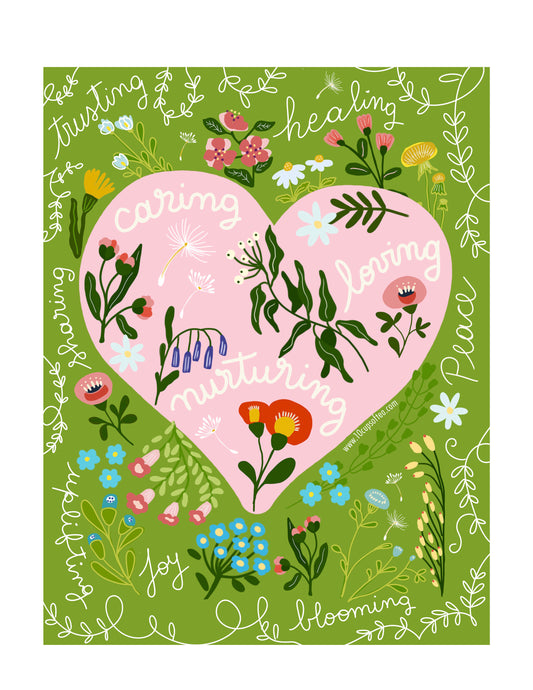 Green Healing Hearts