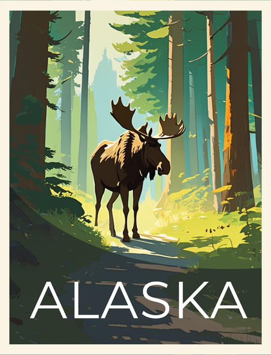 Moose Alaska Tour