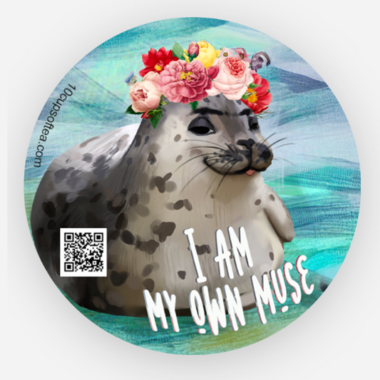Seal My own muse sticker