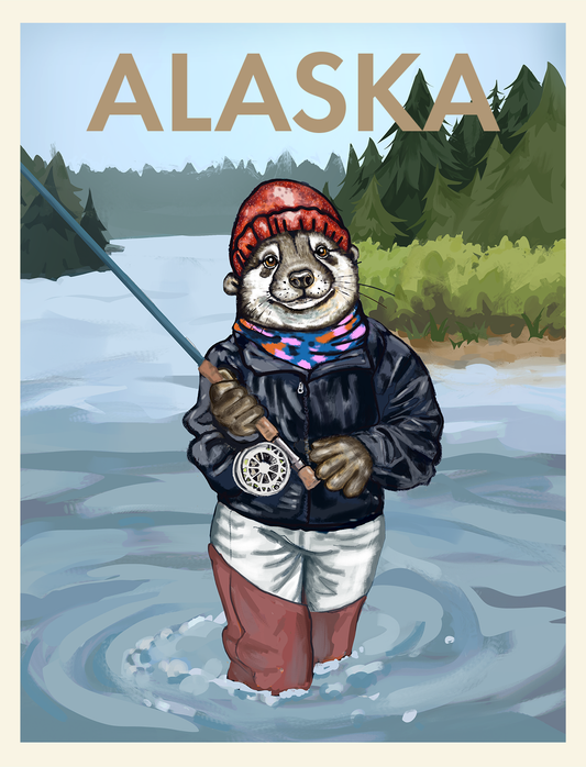 Otter Fishing Alaska Vacations