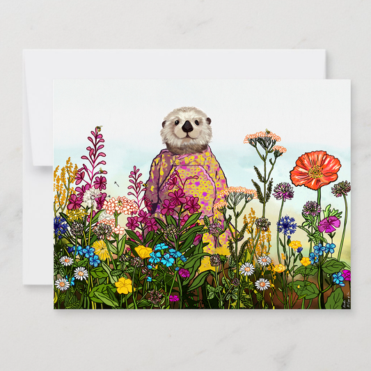 Alaska Otter Kuspuk Card
