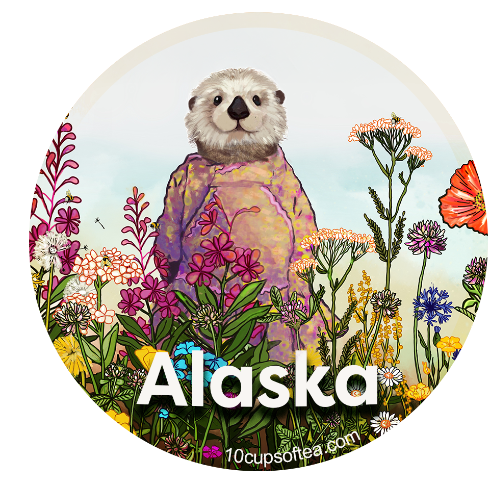 Alaska Otter Sticker