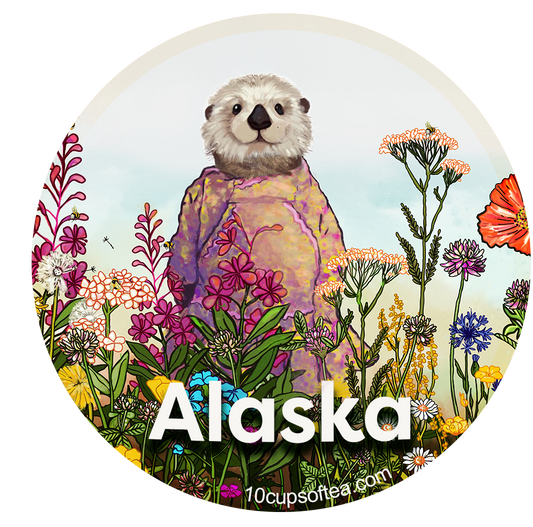 Alaska Otter Sticker