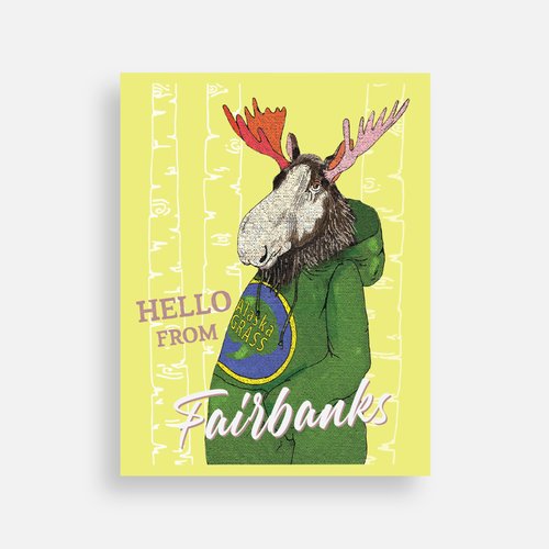 Fairbanks Alaska Style Postcards
