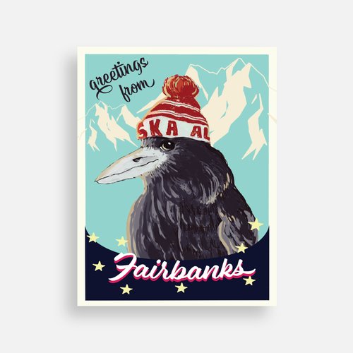 Fairbanks Alaska Style Postcards