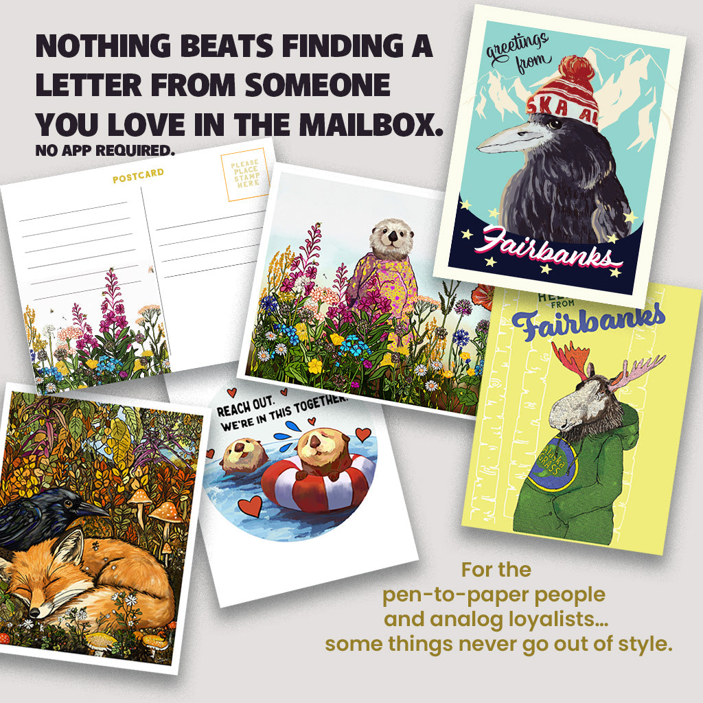 Fairbanks Alaska Style Postcards